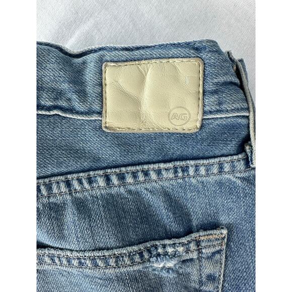 AG Women's sz 26R Ex- Boyfriend Slim Slouchy Slim Distressed Jeans Cotton Ankle - Picture 8 of 13
